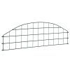 Obloukový zahradní plot 77,3 x 26 cm zelený