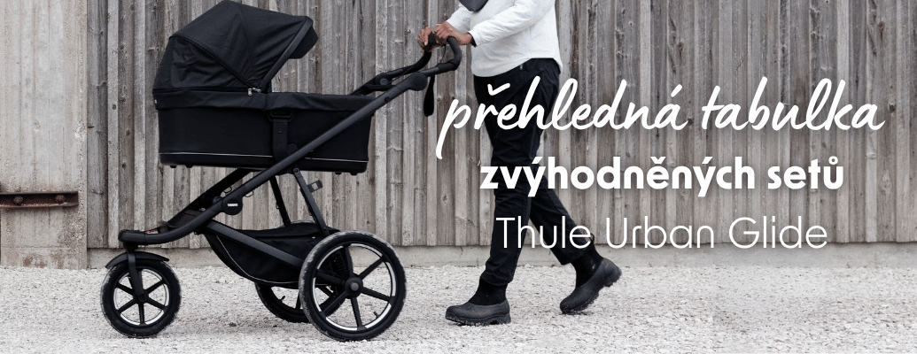 Přehledná tabulka setů Thule Urban Glide