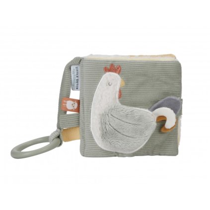 LITTLE DUTCH Závěsná textilní knížka s aktivitami Farma