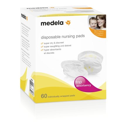 MEDELA Vložky do podprsenky jednorázové 60 ks