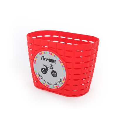 FIRSTBIKE Košík na řidítka Červený