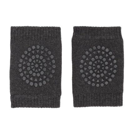 GOBABYGO Protiskluzové návleky na kolena Dark Grey Melange
