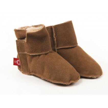 KAISER Babyboot Klett Haselnuss