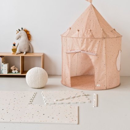 3 SPROUTS Pěnová hrací podložka Terrazzo Cream
