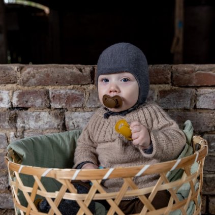 LULLABY PLANET Fyziologický silikonový dudlík 2 ks vel. 2 Honey Mustard & Hazelnut Brown