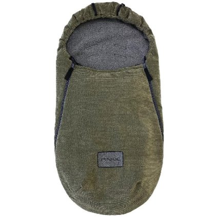 PINKIE Fusak Fur Teddy Green slabší - podélné otvory