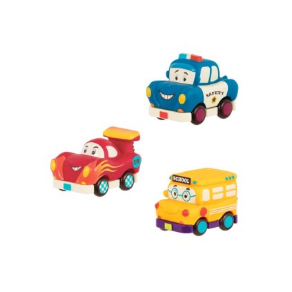 B.TOYS Mini autíčka na setrvačník Mini Wheeee-ls! Školní bus