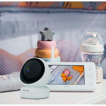 LIONELO Video chůvička Babyline 8.3 White