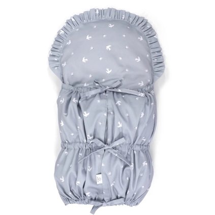 SOFTELLO Peřinka zimní Ptáčci Šedomodrá