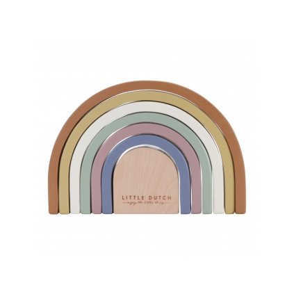 LITTLE DUTCH Skládačka Duha Vintage