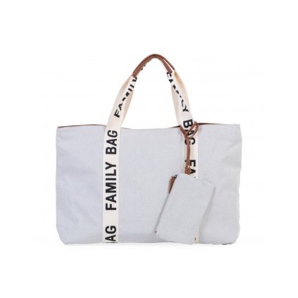 CHILDHOME Cestovní Taška Family Bag Canvas Off White