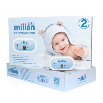 MILIAN Lite 2 monitor dechu se dvěma sensorovými podložkami