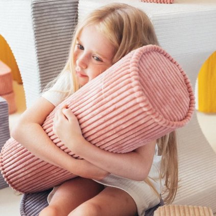 WIGIWAMA Bubblegum Roll Cushion Pink Mousse