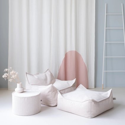 WIGIWAMA Bubblegum Beanbag Chair Sedací vak Marshmallow