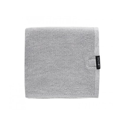 LULLALOVE Lehká dečka z vlny Merino Premium Šedá