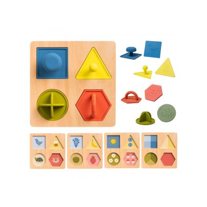 TAF TOYS Puzzle vkládací tvary pro nejmenší