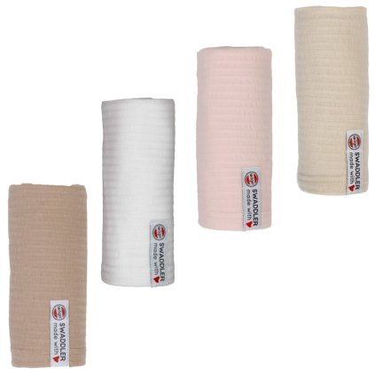 LODGER Cenově zvýhodněný set Swaddler Seersucker 70 x 70 cm Beige/Birch/Tan/Cloud Dancer