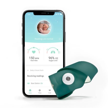 OWLET Chytrá ponožka Smart Sock 3 Deep Sea Green