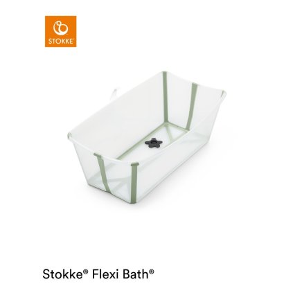 STOKKE Flexi Bath Vanička Transparent Green