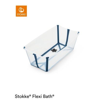 STOKKE Flexi Bath Vanička Transparent Blue