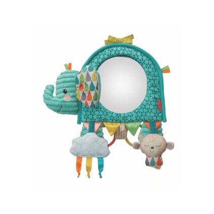 INFANTINO Závěsný pultík s aktivitami a zrcátkem Slon