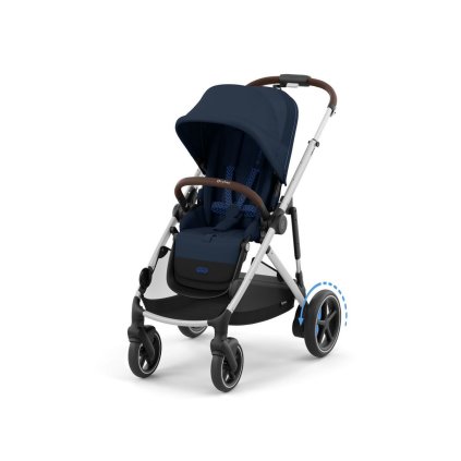CYBEX Gold e-Gazelle S Silver Ocean Blue