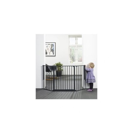 BABY DAN Prostorová zábrana Flex M 90 - 140 cm černá