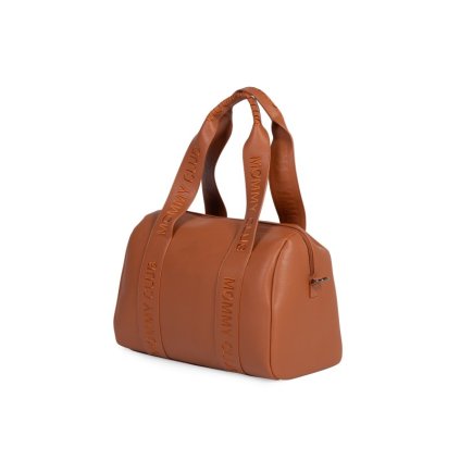 CHILDHOME Přebalovací taška Mommy Club Signature Vegan Leather Brown