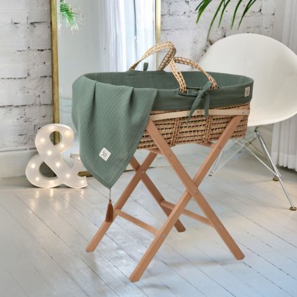 FUNNABABY Kompletní Mojžíšův koš s výbavou Ivy Green