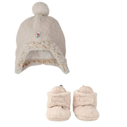 LODGER Novorozenecký zimní set Folklore Fleece Birch 0 - 3 měsíce