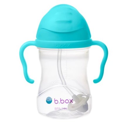 B.BOX Hrneček s brčkem Aqua