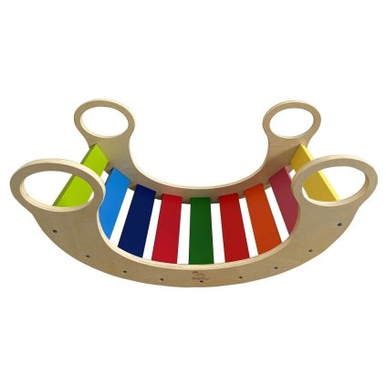 2KIDS TOYS Montessori houpačka Duhová