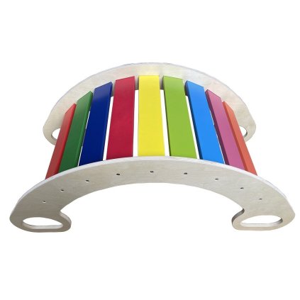 2KIDS TOYS Montessori houpačka velká Duhová