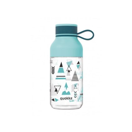 QUOKKA Plastová láhev Ice Kids s poutkem Indian 430 ml