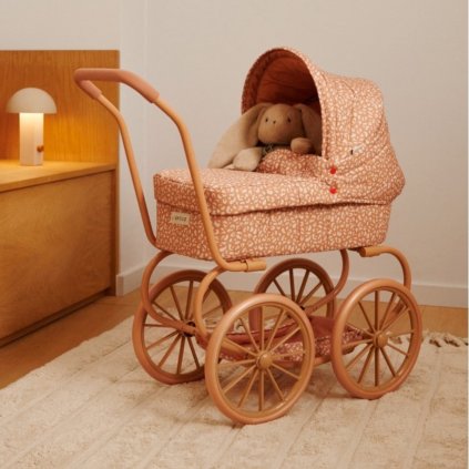 LIEWOOD Adaline Kočárek pro panenky Mini Leo/Tuscany Rose