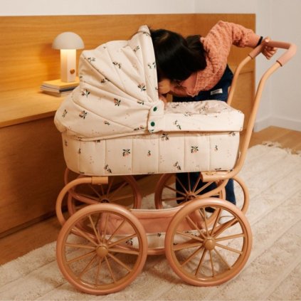 LIEWOOD Adaline Kočárek pro panenky Peach/Sea Shell