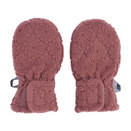 LODGER Mittens Folklore Fleece Rosewood
