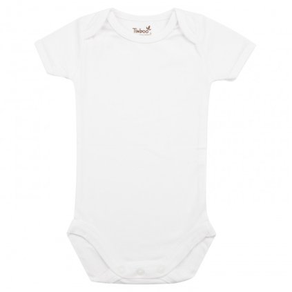 TIMBOO Body s krátkým rukávem White