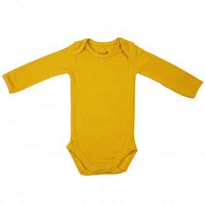 TIMBOO Body s dlouhým rukávem Ocher