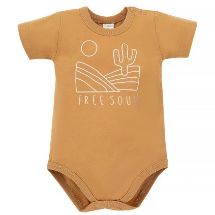 PINOKIO Free Soul Body s krátkým rukávem Yellow