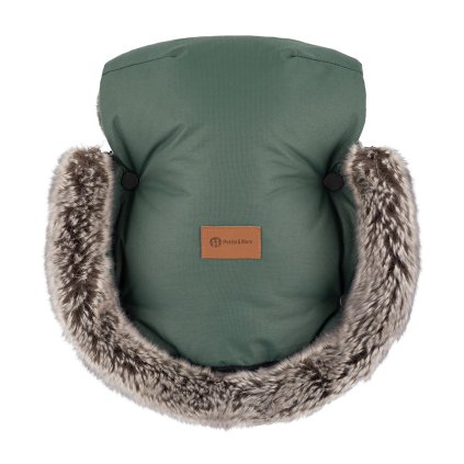 PETITE & MARS Rukávník/Rukavice Furry Veritable Khaki