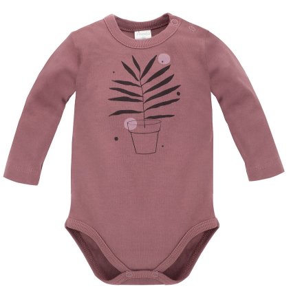 PINOKIO Tres Bien Body s dlouhým rukávem Dark Pink