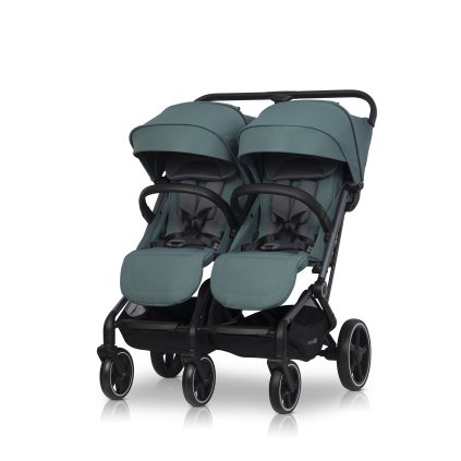 EASYGO Sportovní kočárek pro dvojčata/sourozence Echo Sage Green