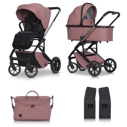 CAVOE Kompletní kočárek Moi+ Desert Rose