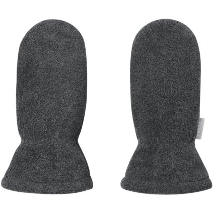 REIMA Dětské fleecové palčáky Tumpus Black Melange vel. 1 - 2