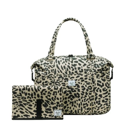 HERSCHEL SUPPLY Strand Duffle Diaper Bag Leopard Wave