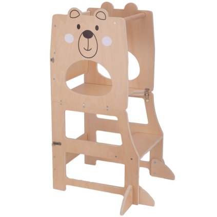 2KIDS TOYS Učící věž 3 v 1 Medvídek