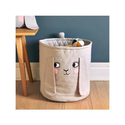 ROOMMATE Úložný koš na hračky Králík