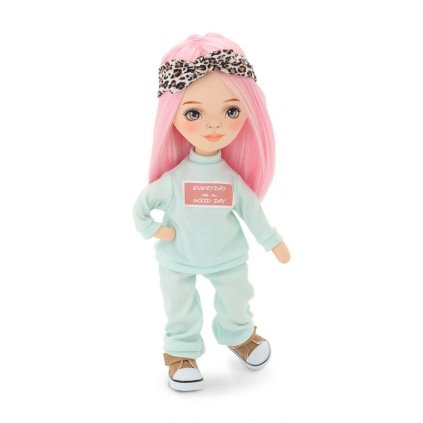 ORANGE TOYS Látková panenka Sweet sisters Billie Mint Tracksuit