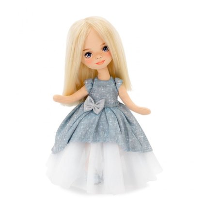 ORANGE TOYS Látková panenka Sweet sisters Mia Light Blue Dress